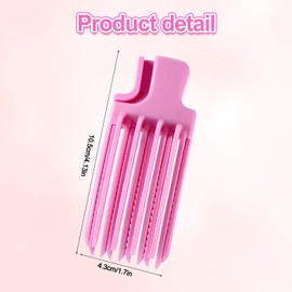 Lyreh Hair Volume Clips, Volumizing Hair Root Lifting Comb Daily Curly Pick Women Wind Shaping Styling Lifter Comb Female Volumizer Fluffy Bangs Products Tool Volumize Clips for Puffy Curls (Purple)