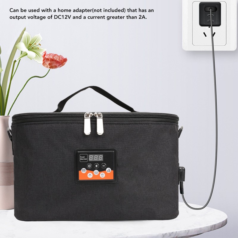 Car Warmer Bag 30W Heating Bag 8L Adjustable Temperature Display