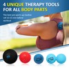 Invincible Fitness Deep Tissue Massage Ball Set - Includes 5"