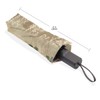 ISAOA Travel Umbrella, Non Automatic Compact Folding Retro Letter with
