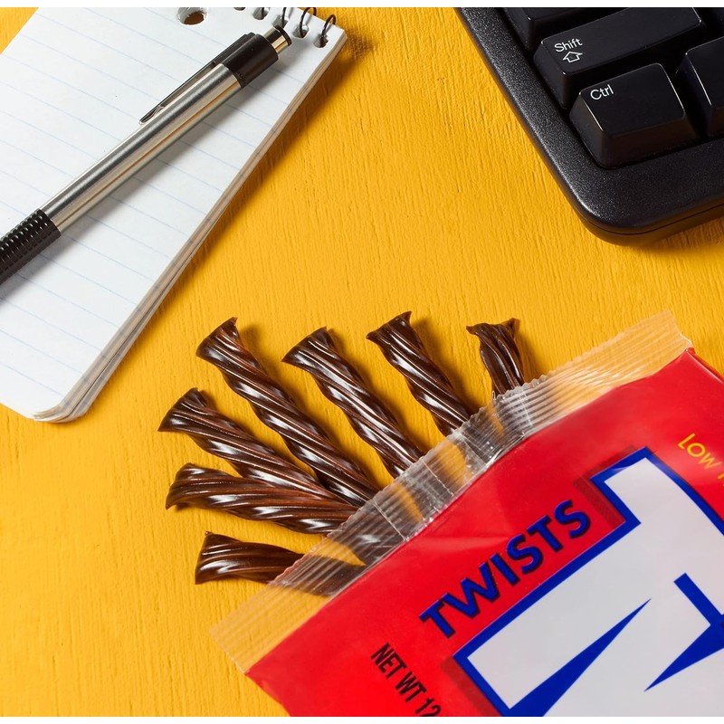 Twizzlers Chocolate Flavored Twists - Pack of 2-12 oz Bags