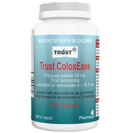 TRUST ColoxEase 50mg/8mg 200 Tablets