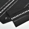 NEWISHER Rustic Farmhouse Embroidered Square Tablecloth Jacquard Striped Table Cloth