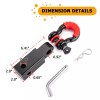 DYSO 2" Trailer Hitch Receiver Shackle Tow Mount For 2007-UP