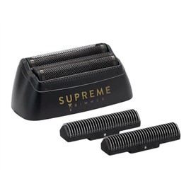 Supreme Trimmer Replacement Foil & Cutter SB63 | Hypoallergenic Foil for Crunch STF602 | Black