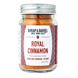Burlap & Barrel Royal Cinnamon – Intense Sweetness & Spiciness of Vietnamese Cinnamon Powder & Spice – As seen on Shark Tank - 1.8oz Glass Jar