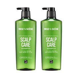 Mise-en-scène Scalp Care Green Cica Shampoo 680ML 2EA / 미쟝센 스칼프케어 그린 시카 샴푸 680ML 2EA
