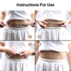 Pankousa 2PCS Adjustable Shirt Tuck Band Women,Stretchy & Invisible Shirt