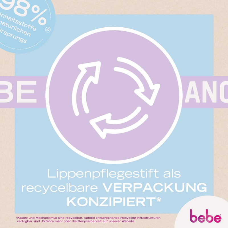 BEBE Classic Lip Balm with Avocado Oil (12 x 4.9