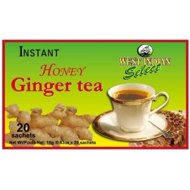 West Indian Ginger Tea Instant Honey Crystals Ginger Tea 20 sachets