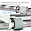 12pcs Retaining Clip Rings for Cricut Maker, Metal C-Shaped Rubber