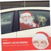 Mobestech Christmas Window Clings Car Auto Rear Sticker Merry Christmas