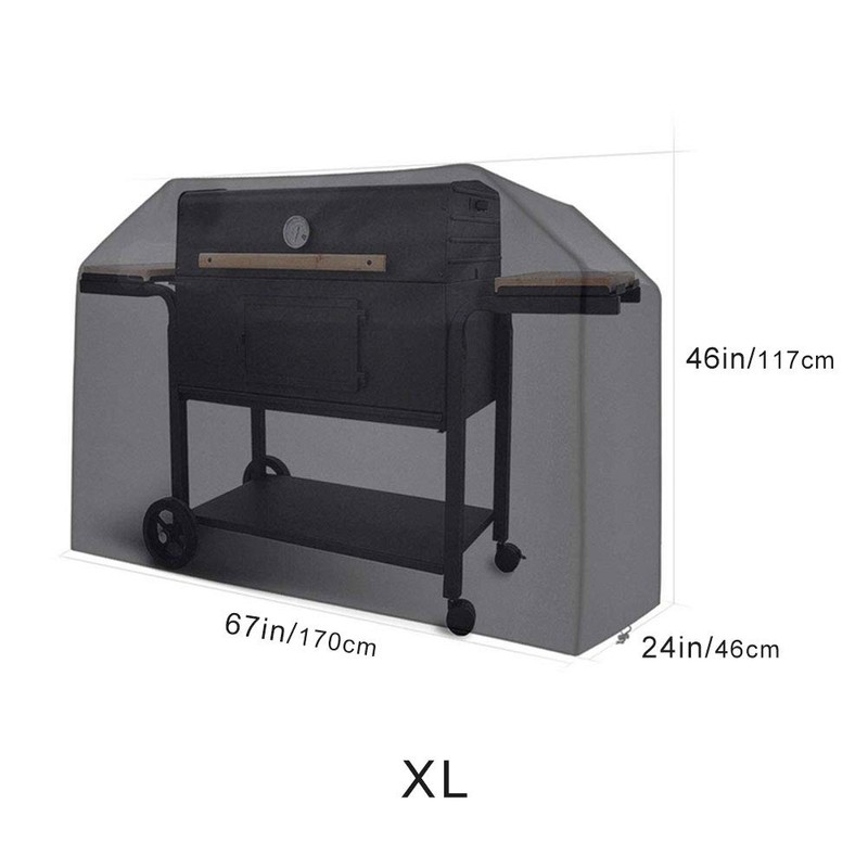 Imagine Waterproof Heavy Duty Rain Proof Dustproof BBQ Cover, Orange,