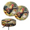 2 Pack Elastic Bar Stool Seat Covers Stool Covers Round