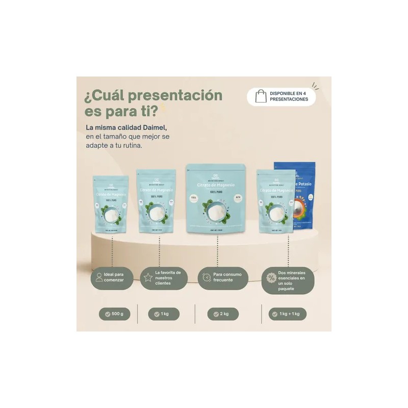 Citrato De Magnesio En Polvo 1kg Grado Alimenticio
