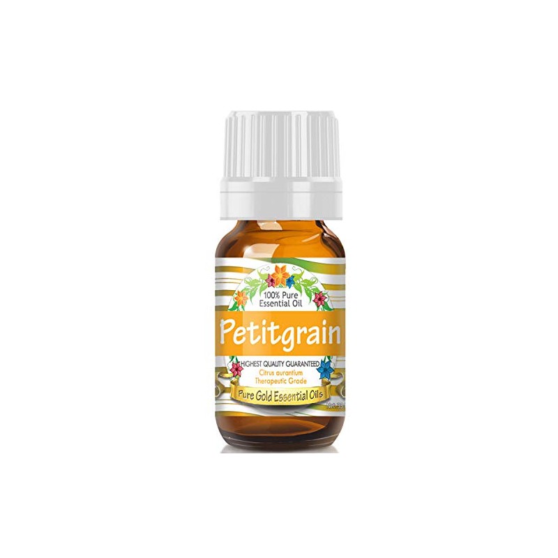 Pure Gold Essential Oils - Petitgrain Essential Oil - 0.33