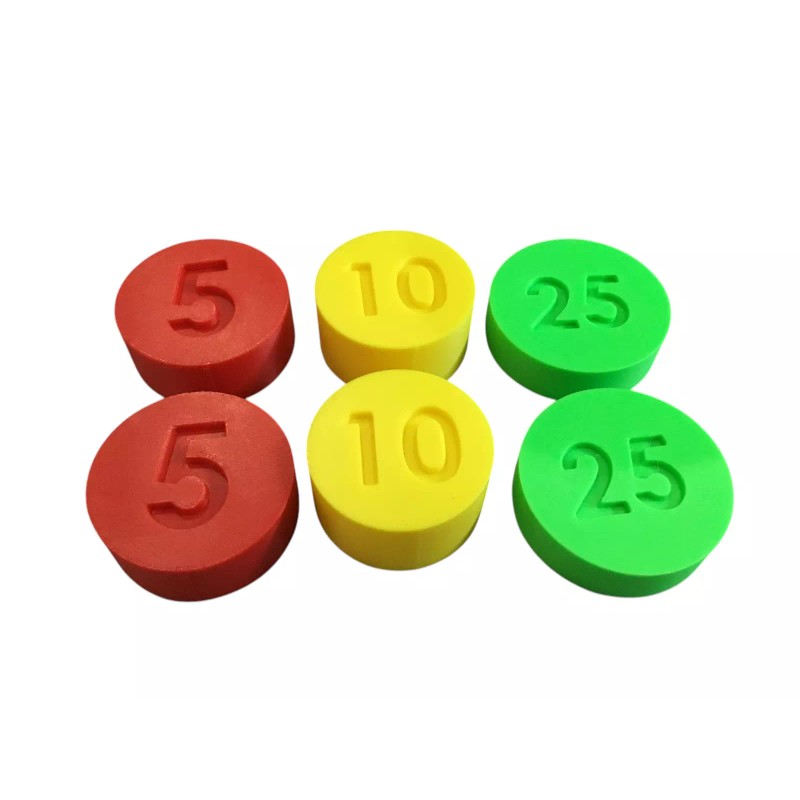Fisher-Price Cash Register 6 Coin Set replacement parts for 926