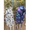 Ocean View Beauty 2 floral Doo-Rag Skull Caps, SEE DESCRIPTION.