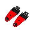 2 All Glass Rear Door Hinges with Hardware #103528-100XL/100LE for