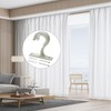 sjjjs 2 Piece Curtain Pole Bracket Set 28mm Diameter Aluminum