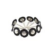 TMAX 10 pc Nylon Plastic Bristle 3/4 Inch Flat Wire