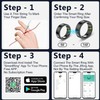 Smart Ring Health Tracker for Women Men-IP68 Waterproof Fitness Ring