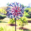 DREAMYSOUL Large Wind Spinners 20" Dia, Metal Patriotic Wind Sculpture
