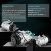 Air Conditioner AC Compressor with Clutch Compatible for Kia Soul,