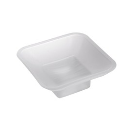 Kapitan Quattro Soap Dish Replacement Frosted Thick Glass Squre Style