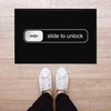 MoonWorks® Door Mat with Saying Slide to Unlock Unlock Funny