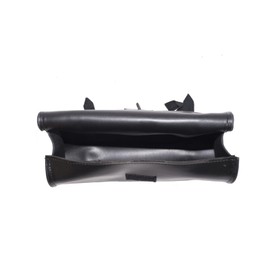 GARGOYLE BELLS Motorcycle Tool Bags with Shiny Studs & Concho Handlebar Bag Universal Motorcycle Fork Bag Saddlebags Sissy Bar Storage Tool Bag for Motorcycle (Black with Braid, 12")