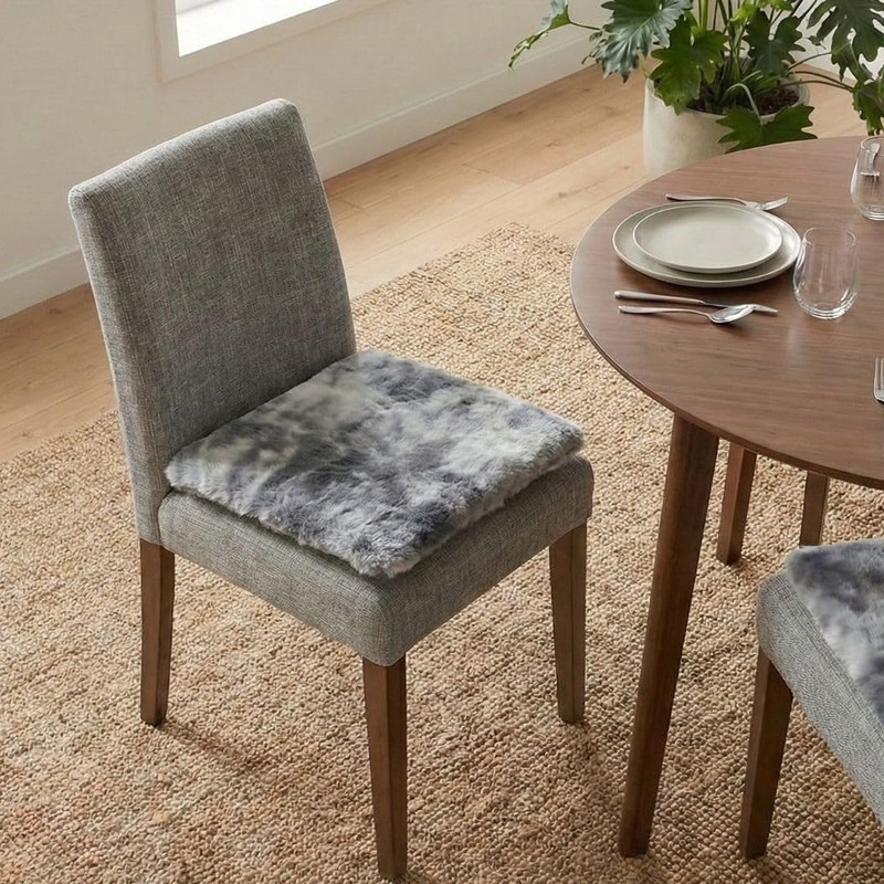 Kanroh Cushion Cover Fluffy (Persian Gray, 45x45)