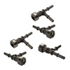 LST 5 x Fuel Line Quick Coupling T-Piece with Double