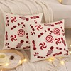 Tosleo Christmas Throw Pillow Cover 18 x 18 inch Set