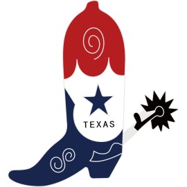 Lamatar1 Texas Boot On Card Holder Slim Front Pocket PU Leather Khaki Wallet.