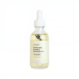 NIMBO Aceite para masaje y humectación facial Lavanda para piel sensible. Con aceites puros de salvado de arroz, albaricoque, pepita de uva, y con activos de alantoína, escualano, y extracto de caléndula. No comedogénicos.