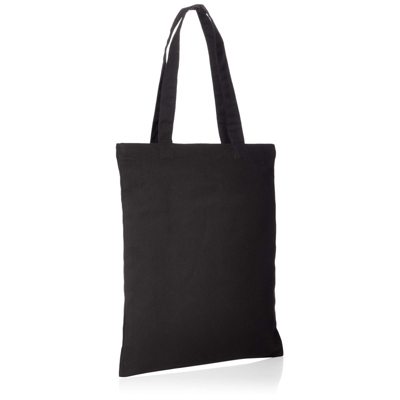 [Printstar] TFL Light Canvas Flat Tote Small 00782-TFL S, Black