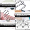 Metal Adjustable Slide Buckles, 30 Pcs Adjustable Webbing Slider, Trig