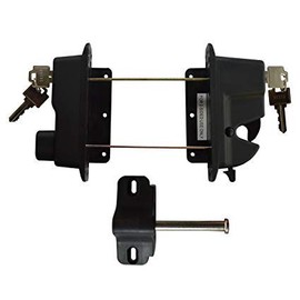 Nationwide Industries Keystone Latch - Nylon Two-Sided, Key Lockable - Black - KLADV-P2-BK