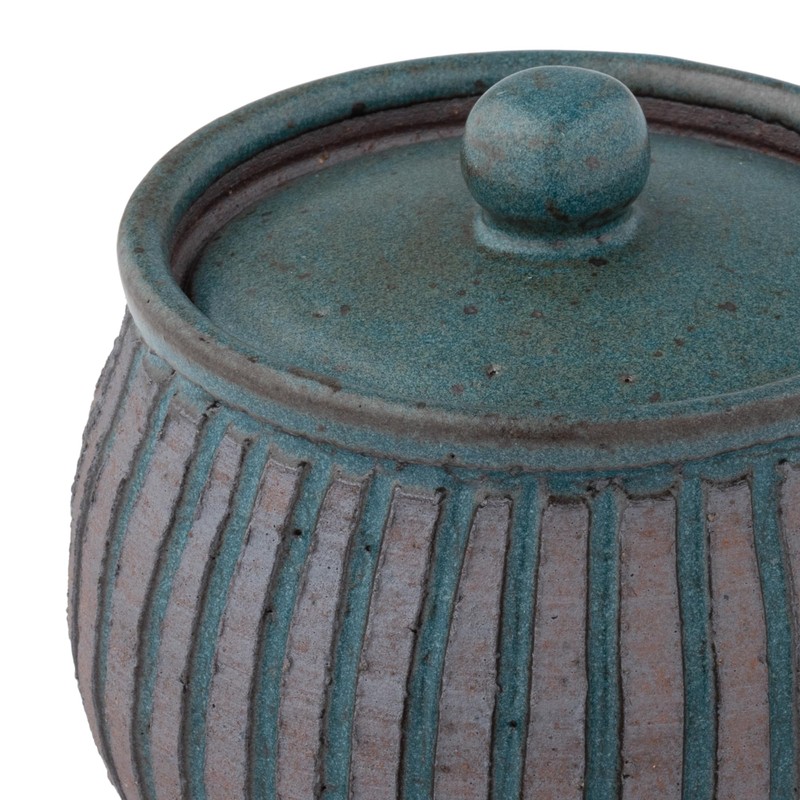 Marui Pottery MR-3-4031 Shigaraki Ware Hephimon Storage Container, Canister, Height