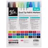 Mont Marte Signature Dual Tip Fabric Markers (24 Pieces)