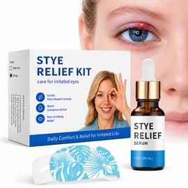 Stye Eye Treatment 2 Kits, Serum & 10 Pcs Stye Eye Relief Compress Mask