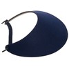 MG Women's Cotton Solid String Sun Visor Hat, Navy