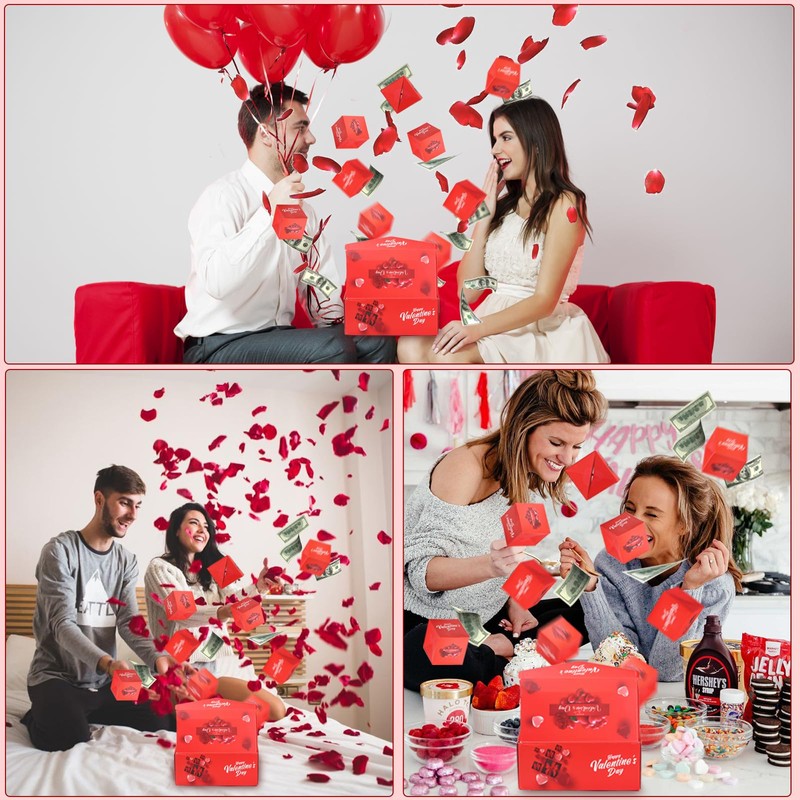 Valentine's Day Explosion Gift Box, Surprise Gift Box Exploding, Surprise