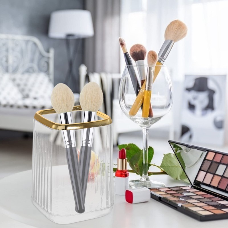 Beavorty Makeup Brush Holder Stylish Storage Organizer for Desktop for