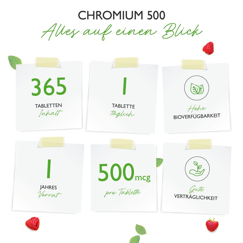 Chromium Picolinate Chrome - Extra High Dose 500 mcg Chrome