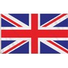 Smiffys 5ft x 3ft Union Jack Flag with Eyelets Red
