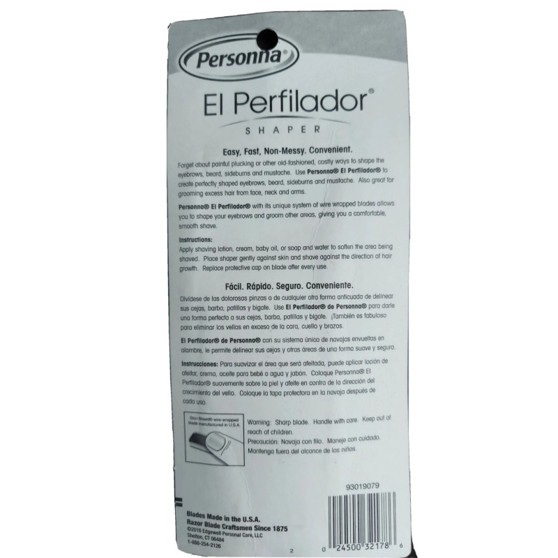 Personna (2 PACKS) PERSONNA EYEBROWS SHAPER, EYEBROWS RAZOR TRIMMER SHAVER