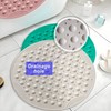 VSUSN Non-Slip Shower Mat, 55 cm Round Non-Slip Mat Shower