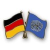 Friendship Pin Badge Germany – United Nations Flag Pin Metal, Hard enamel